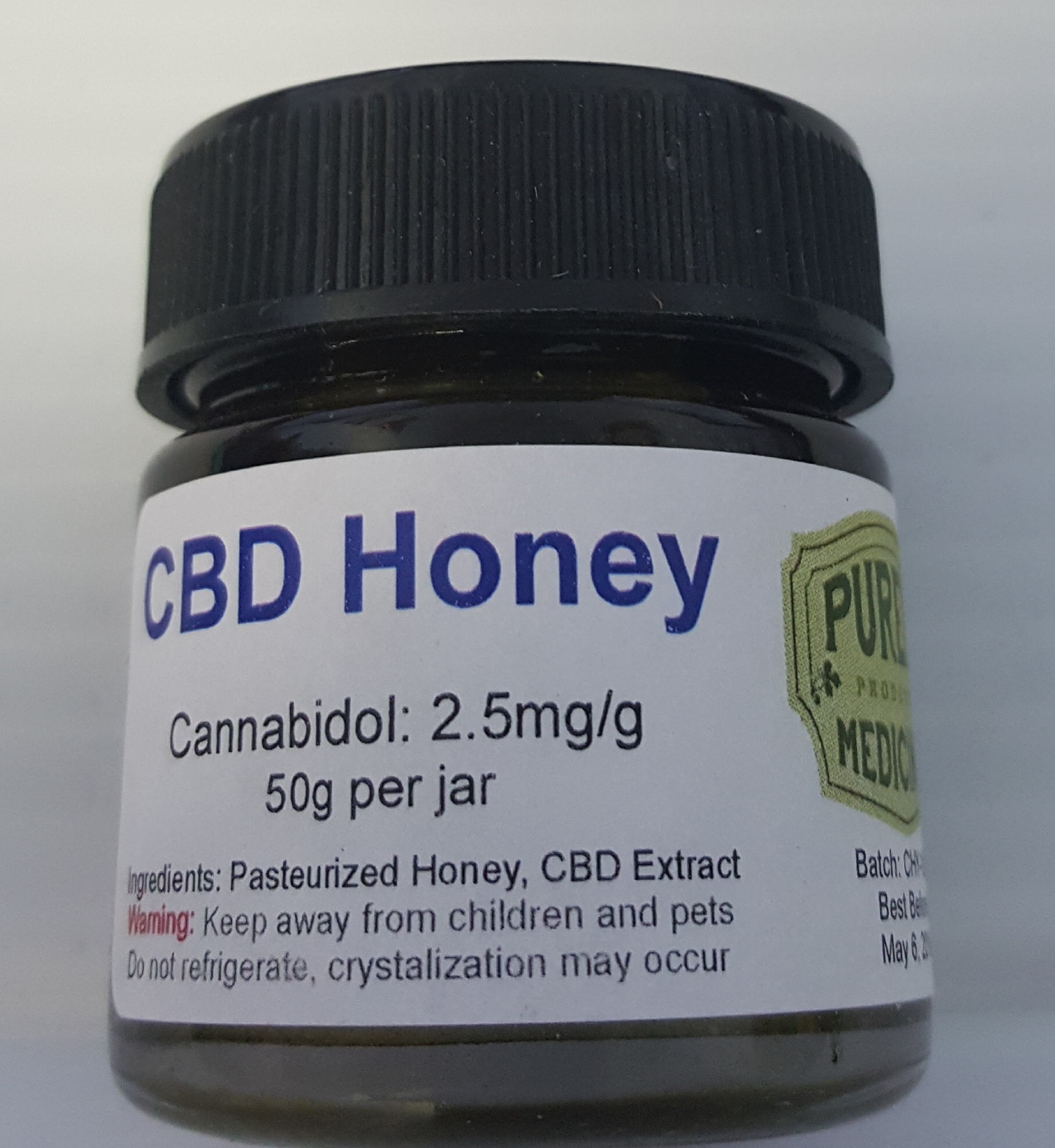 CBD Infused Honey Jar