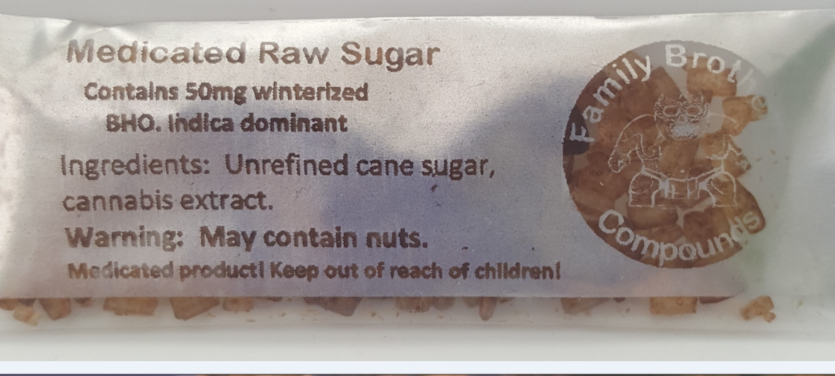 Medicated Raw Sugar